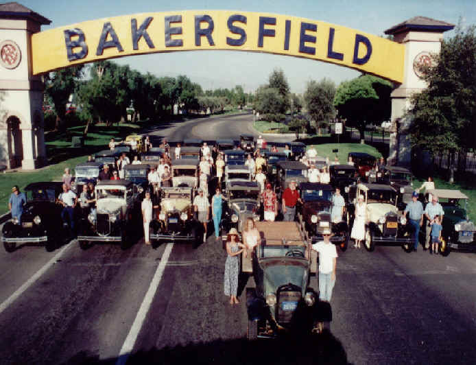 Bakersfield Model-A Club, 1951